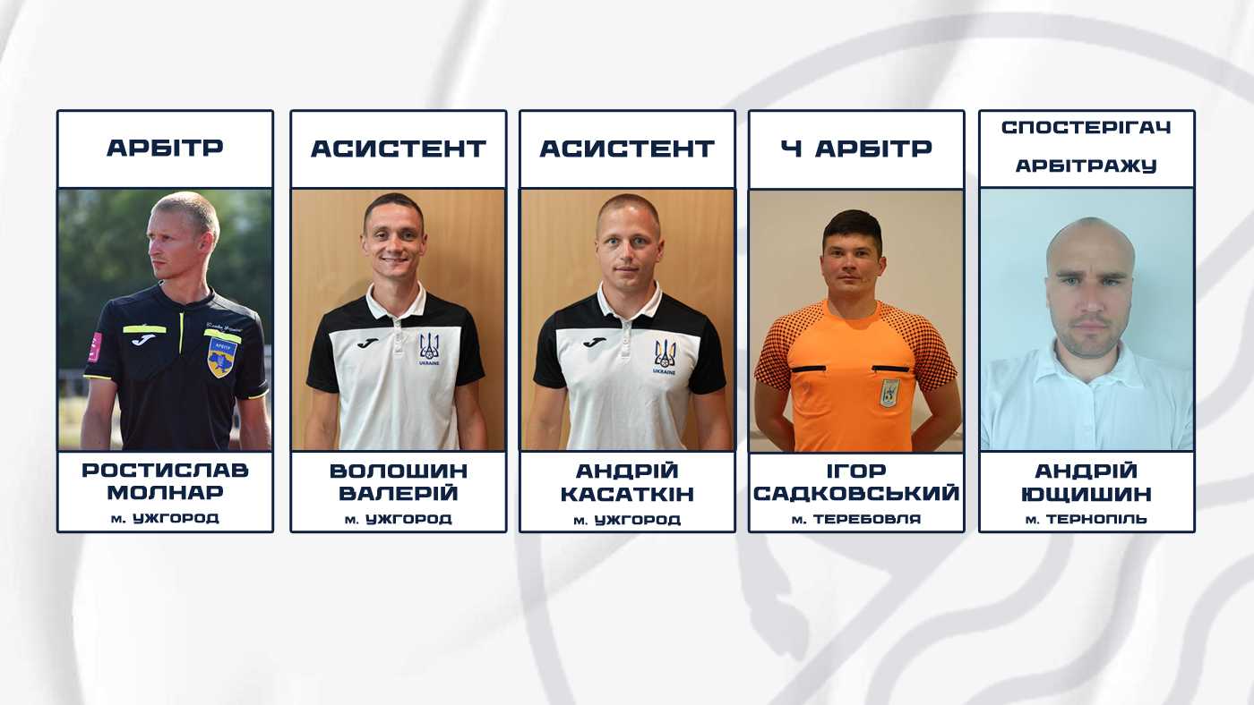 "Дністер" – ФК "Миколаїв": призначено бригаду арбітрів